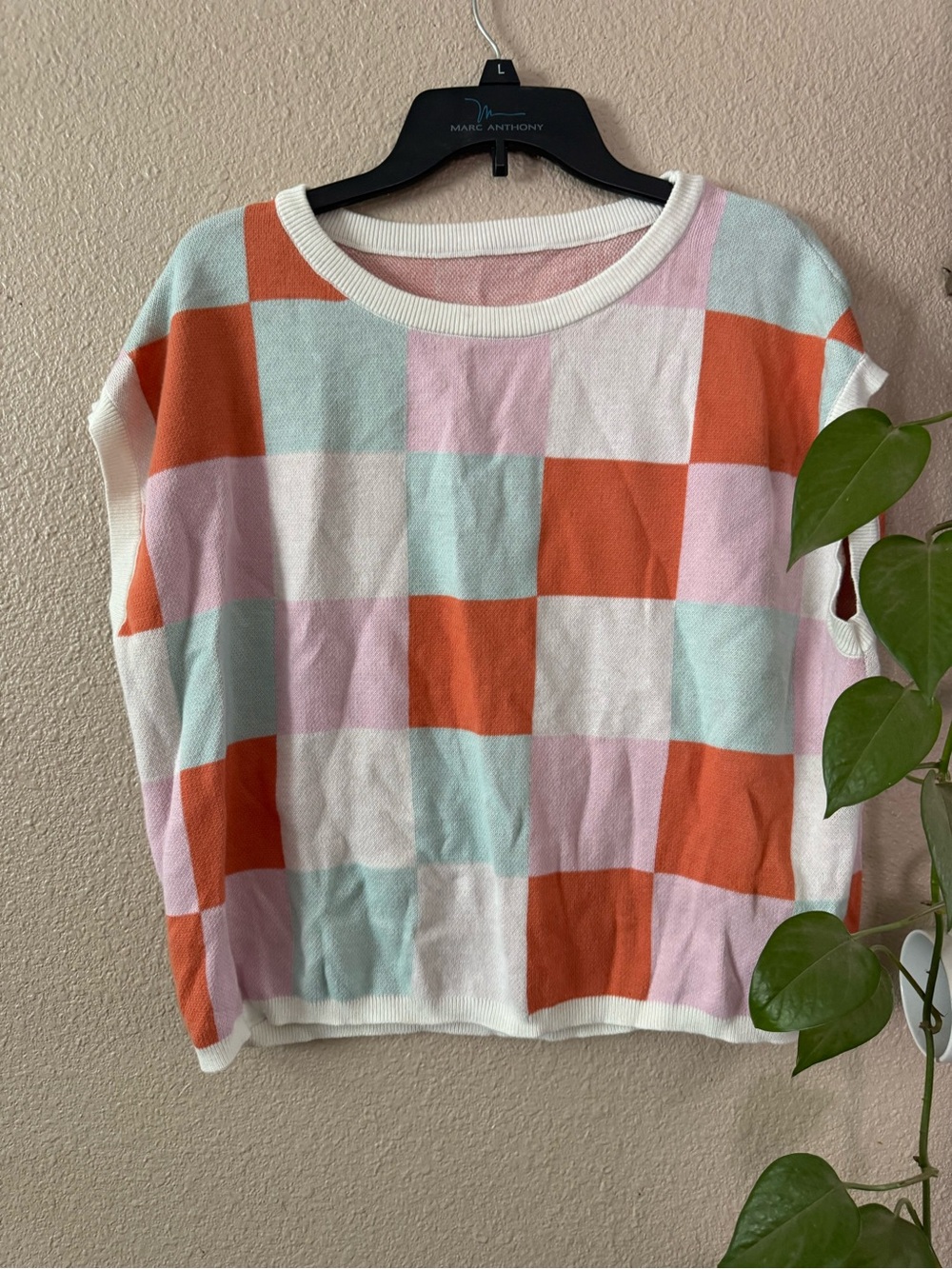 Color block sweater